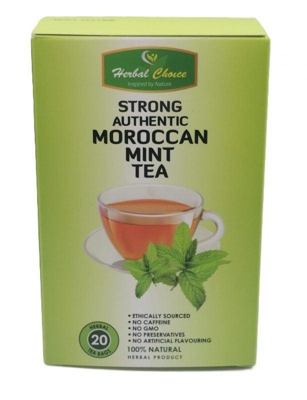 Strong Authentic Moroccan Mint Tea Herbal Choice Premium Spearmint Tea Bags
